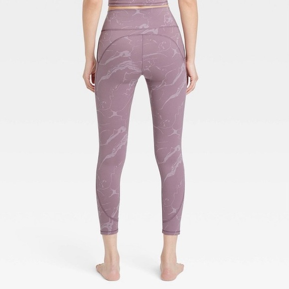 Purple Women’s Flex High-Rise 7/8 Leggings All In Motion - Picture 2 of 6